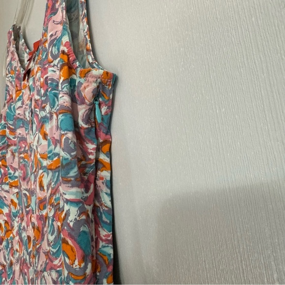 Sundance Salma Watercolor Handkerchief Maxi Dress Size 4 - Picture 5 of 8